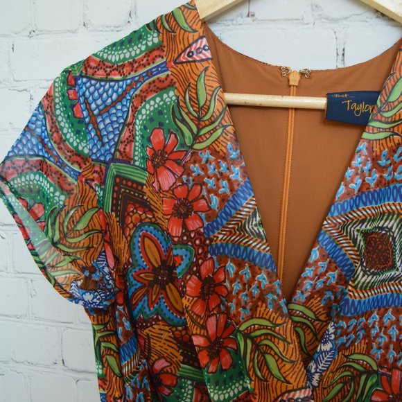 Like New Floor Length Floral Dress - Picture 2 of 5